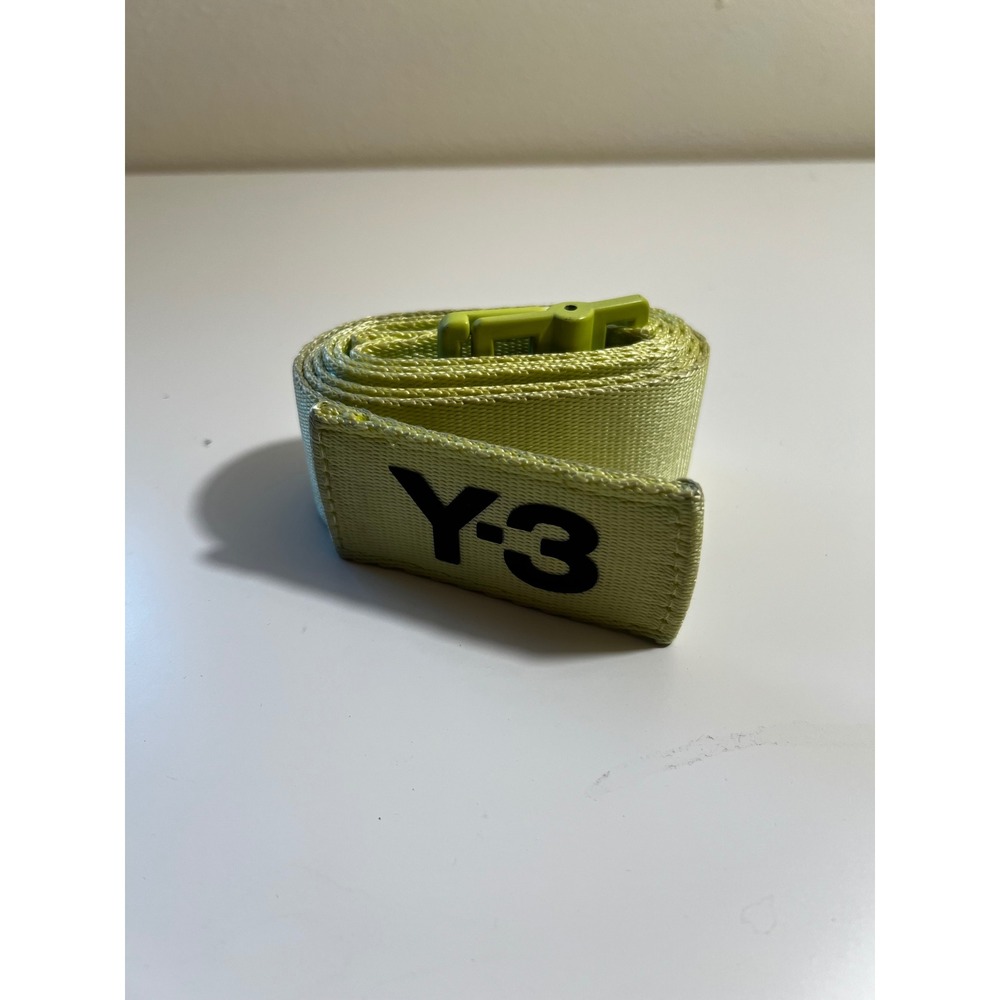 Adidas Unisex Y-3 Classic Logo Belt, Semi Frozen Yellow, Size S